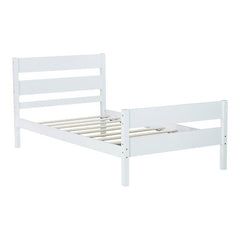 Bellemave® Twin Size Platform Bed with Headboard and Footboard - Bellemave