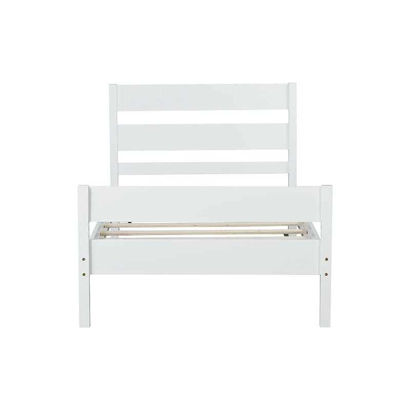 Bellemave® Twin Size Platform Bed with Headboard and Footboard - Bellemave
