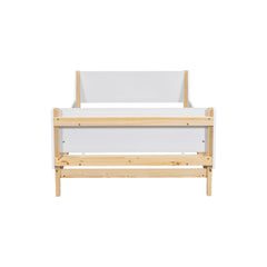 Bellemave® Twin Size Platform Bed with Headboard, Footboard and Safeguards - Bellemave