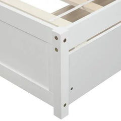 Bellemave® Twin Size Platform Bed with Two Drawers and Headboard - Bellemave