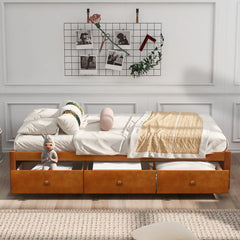 Bellemave® Twin Size Platform Storage Bed with 3 Drawers - Bellemave