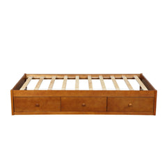 Bellemave® Twin Size Platform Storage Bed with 3 Drawers - Bellemave