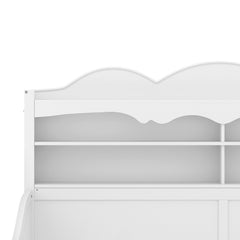 Bellemave® Twin Size Retro Daybed with Storage Drawers & Headboard Shelves | No Box Spring - Bellemave