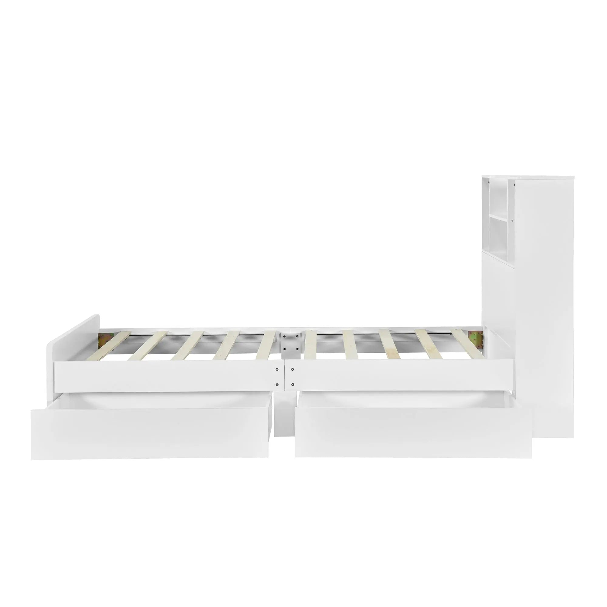 Bellemave® Twin Size Storage Platform Bed Frame - Bellemave