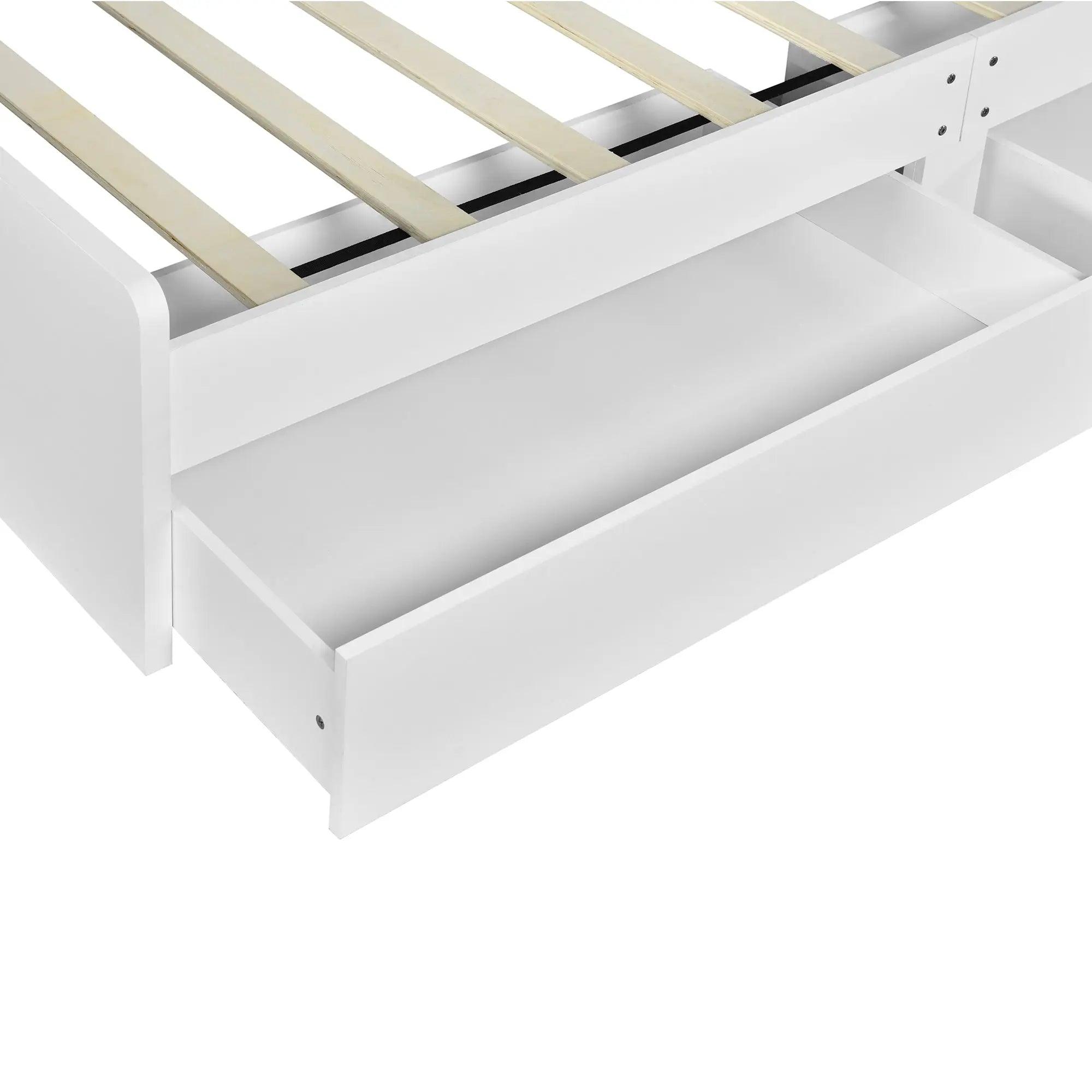 Bellemave® Twin Size Storage Platform Bed Frame - Bellemave
