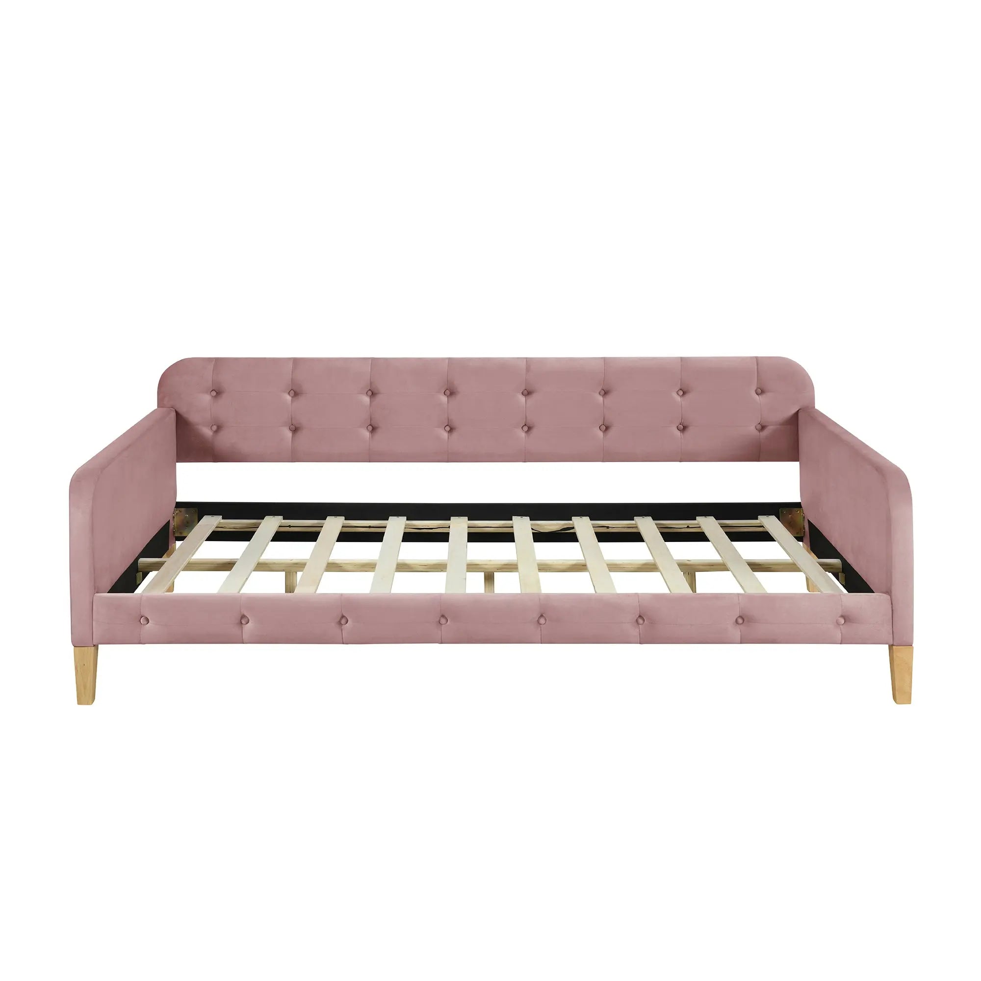 Bellemave® Twin Size Upholstered Daybed with 4 Support Legs - Bellemave