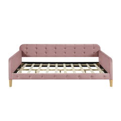Bellemave® Twin Size Upholstered Daybed with 4 Support Legs - Bellemave