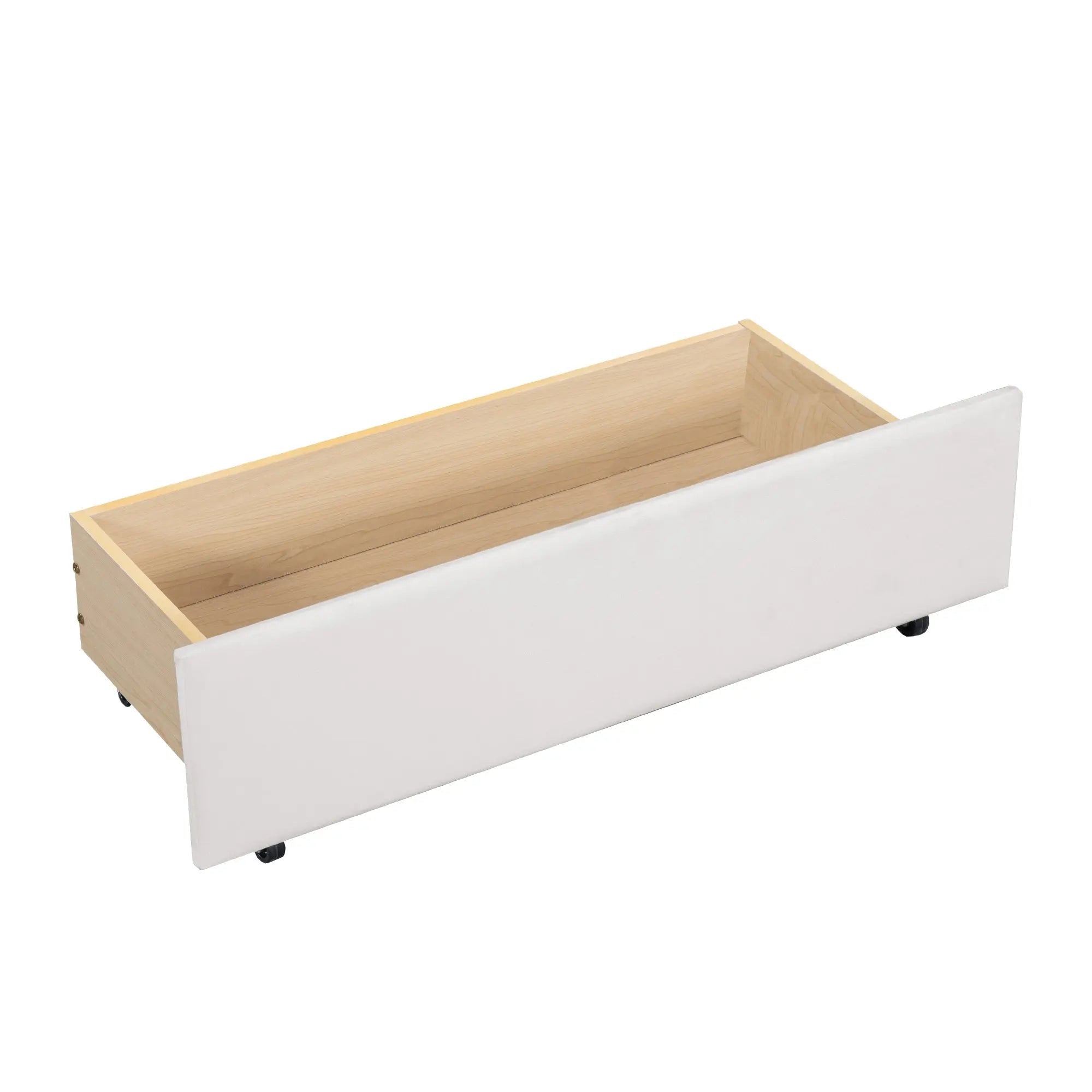 Bellemave® Twin Size Upholstered Daybed with Ergonomic Design Backrest and 2 Drawers - Bellemave