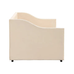 Bellemave® Twin Size Upholstered Daybed with Pop Up Trundle - Bellemave