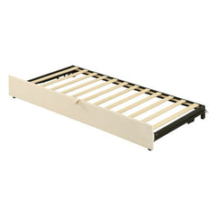 Bellemave® Twin Size Upholstered Daybed with Pop Up Trundle Bed - Bellemave