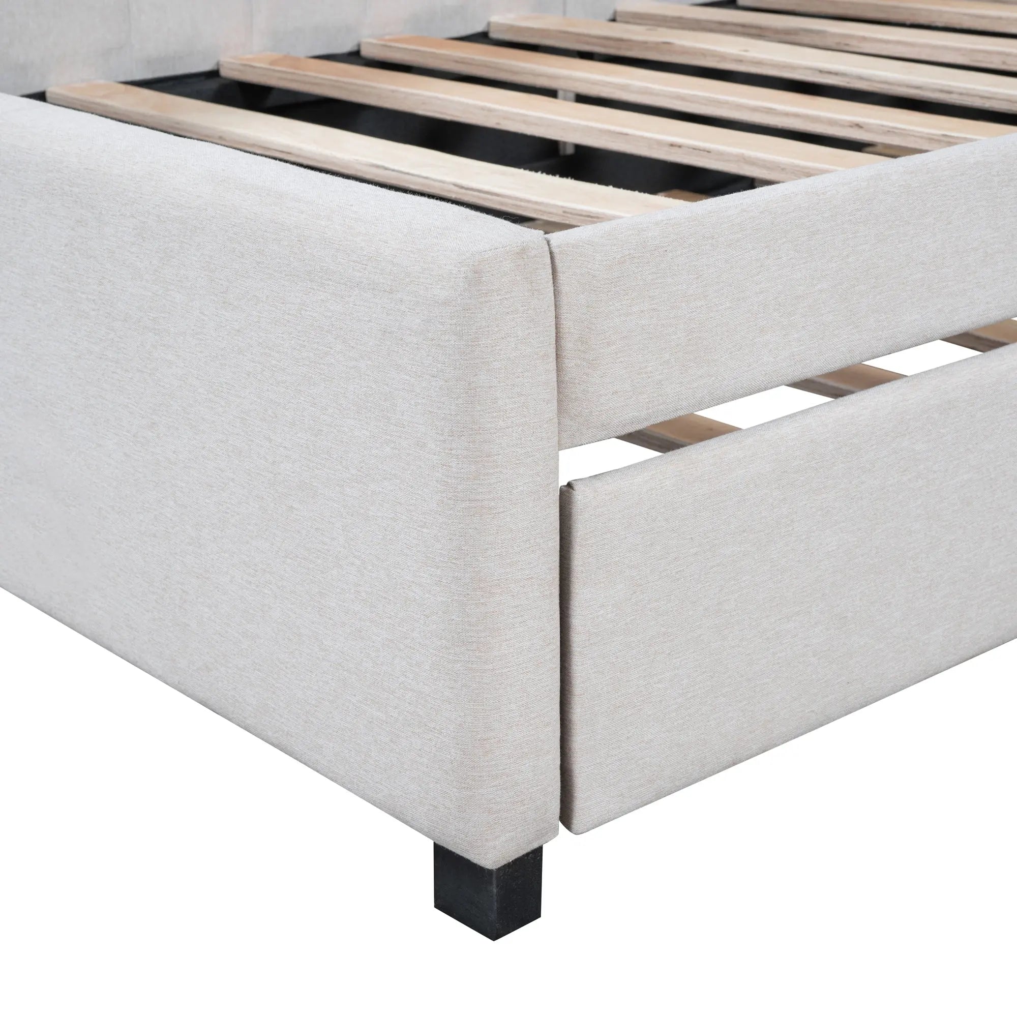 Bellemave® Twin Size Upholstered Daybed with Trundle - Bellemave