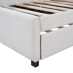 Bellemave® Twin Size Upholstered Daybed with Trundle - Bellemave