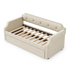 Bellemave® Twin Size Upholstered Daybed with Trundle - Bellemave