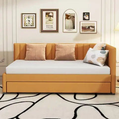 Bellemave® Twin Size Upholstered Daybed with Trundle - Bellemave