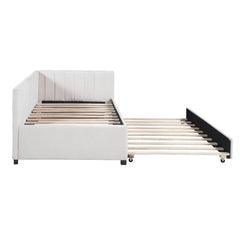 Bellemave® Twin Size Upholstered Daybed with Trundle - Bellemave