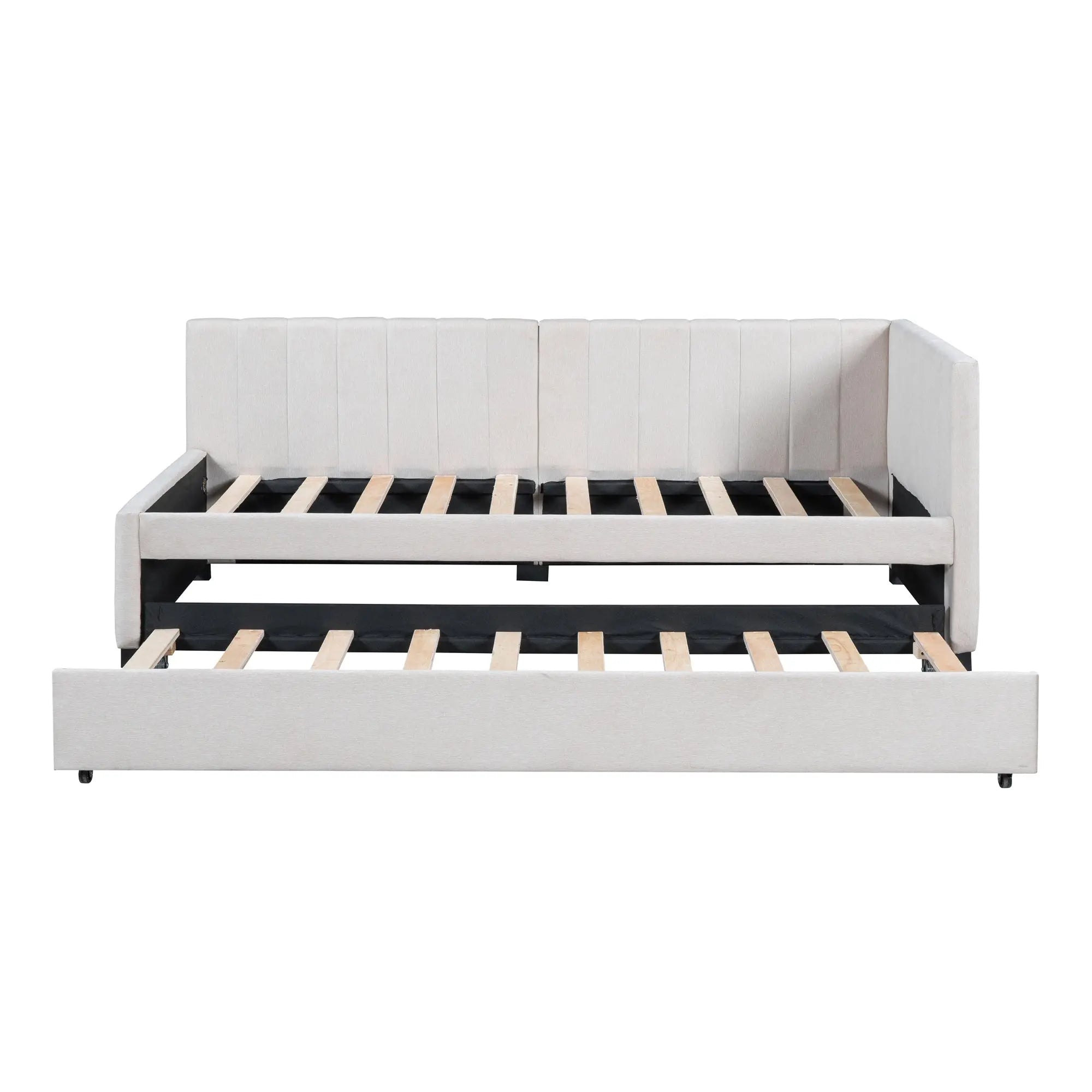Bellemave® Twin Size Upholstered Daybed with Trundle - Bellemave