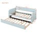 Bellemave® Twin Size Upholstered Daybed with Trundle Bed - Bellemave
