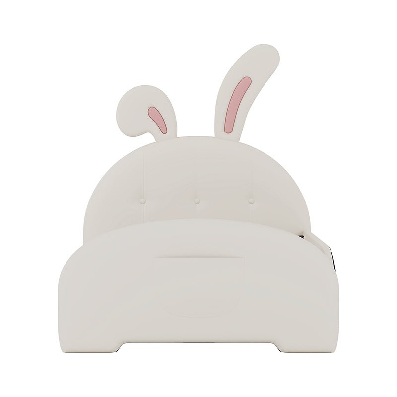 Bellemave® Twin Size Upholstered Rabbit - Shape Daybed with Headboard and Footboard - Bellemave