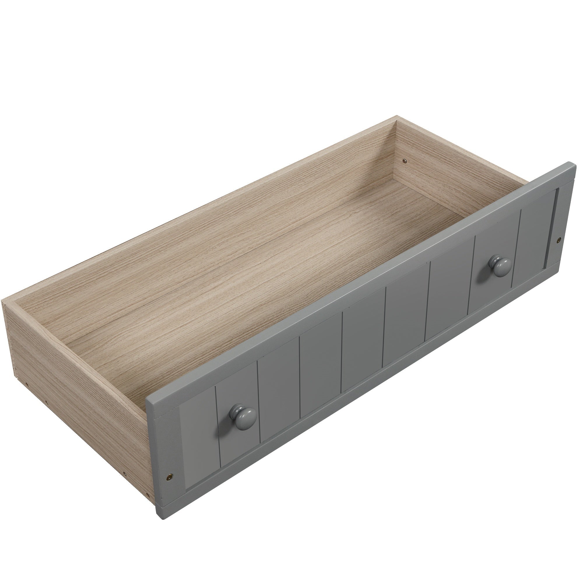Bellemave® Twin Size Upholstery Daybed with 2 Drawers & Storage, Modern Sofa Bed with Wooden Slats, No Box Spring Required, for Living Room, Bedroom - Bellemave