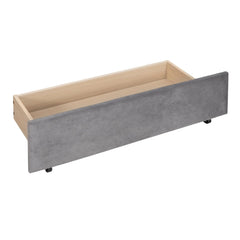 Bellemave® Twin Size Velvet Upholstered Daybed with Drawers - Bellemave