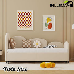 Bellemave® Twin Size Velvet Upholstered Daybed with Storage Drawers - Bellemave