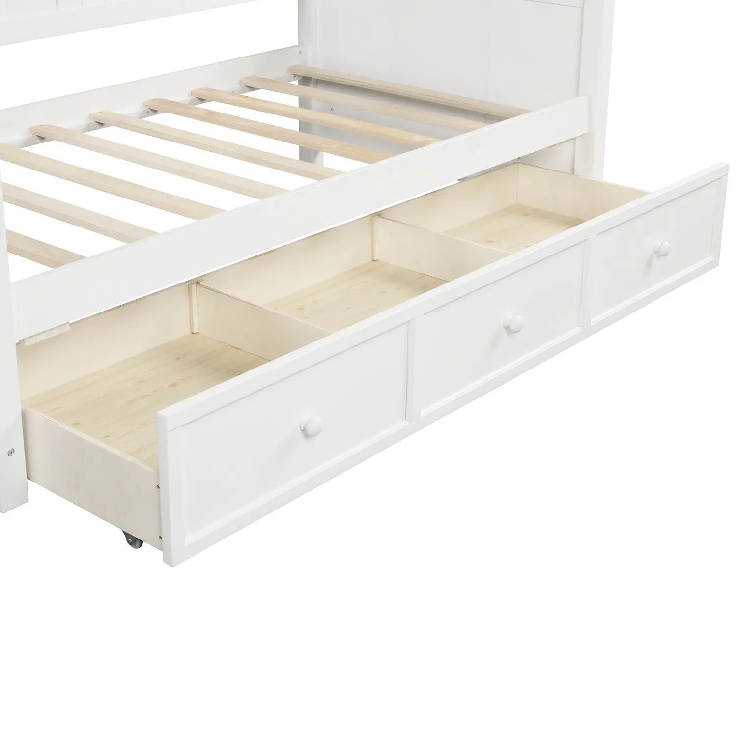 Bellemave® Twin Size Wood Daybed with 3 Drawers - Bellemave