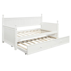 Bellemave® Twin Size Wood Daybed with Trundle - Bellemave