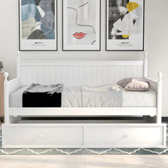 Bellemave® Twin Size Wood Daybed with Trundle - Bellemave