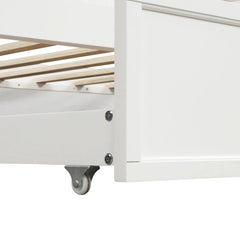 Bellemave® Twin Size Wood Daybed with Trundle - Bellemave