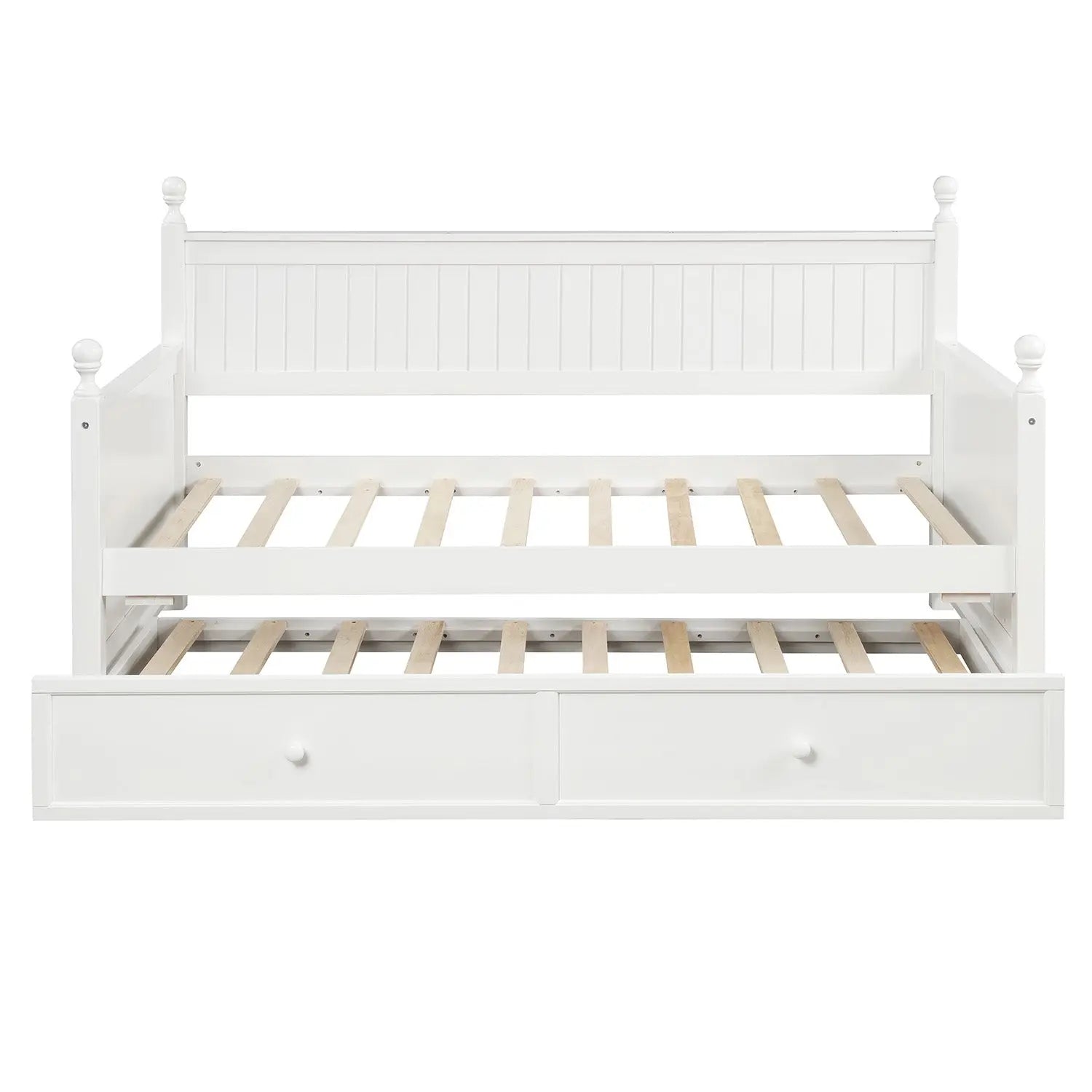 Bellemave® Twin Size Wood Daybed with Trundle - Bellemave