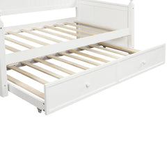 Bellemave® Twin Size Wood Daybed with Trundle - Bellemave
