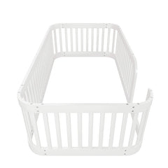 Bellemave® Twin Size Wood Montessori Floor Bed with Fence - Bellemave