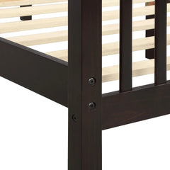 Bellemave® Twin Size Wood Platform Bed with Headboard and Footboard - Bellemave