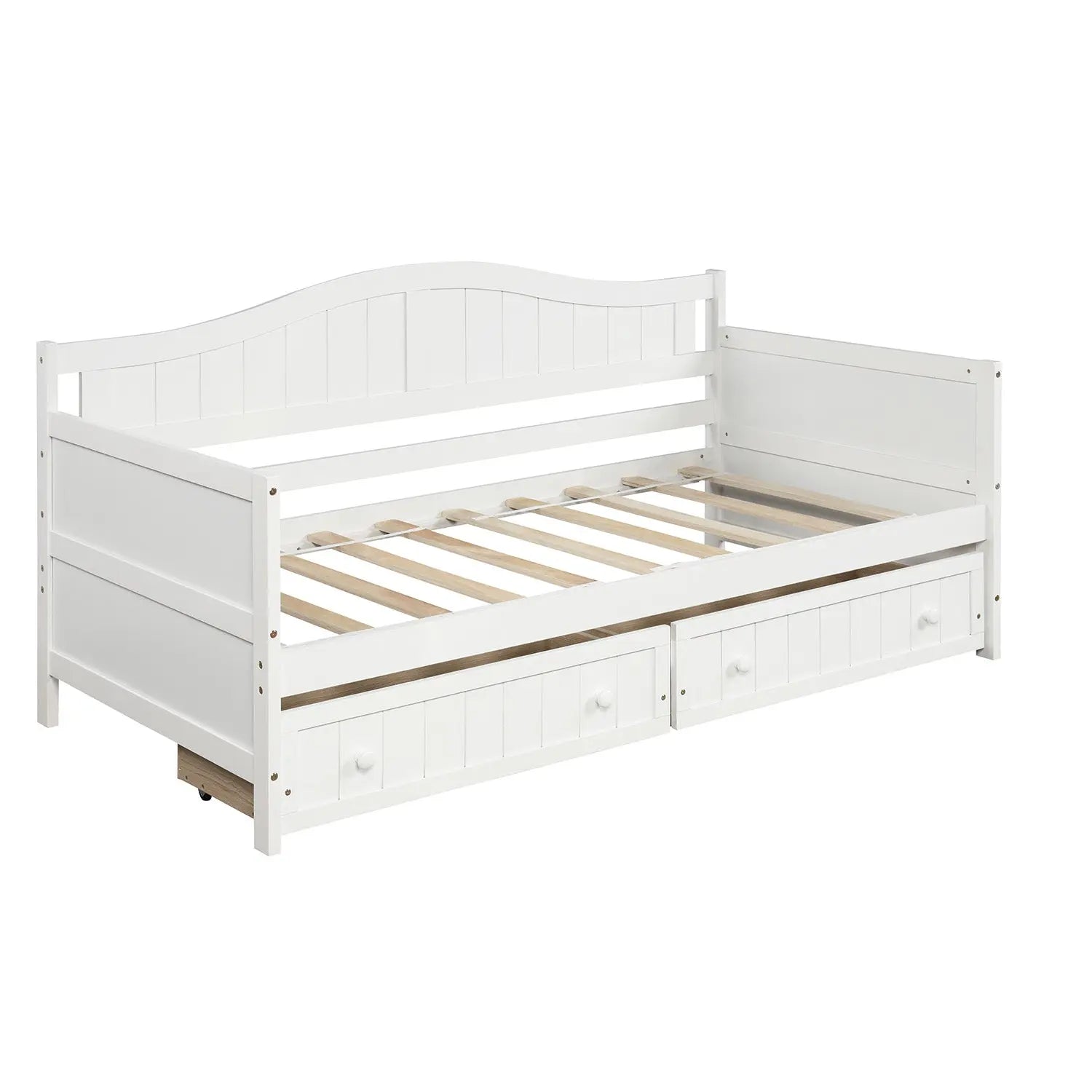 Bellemave® Twin Size Wooden Daybed with Trundle - Bellemave