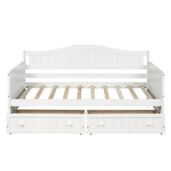 Bellemave® Twin Size Wooden Daybed with Trundle - Bellemave