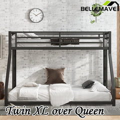 Bellemave® Twin XL over Queen Metal Bunk Bed - Bellemave