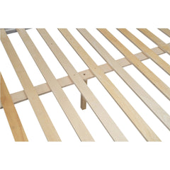 Bellemave® Twin XL over Queen Wood Bunk Bed with Ladder - Bellemave