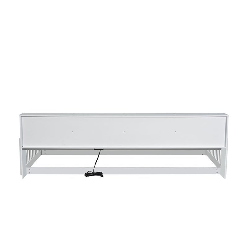 Bellemave® Twin XL Size Wood Daybed with Storage Cabinets and USB Ports - Bellemave