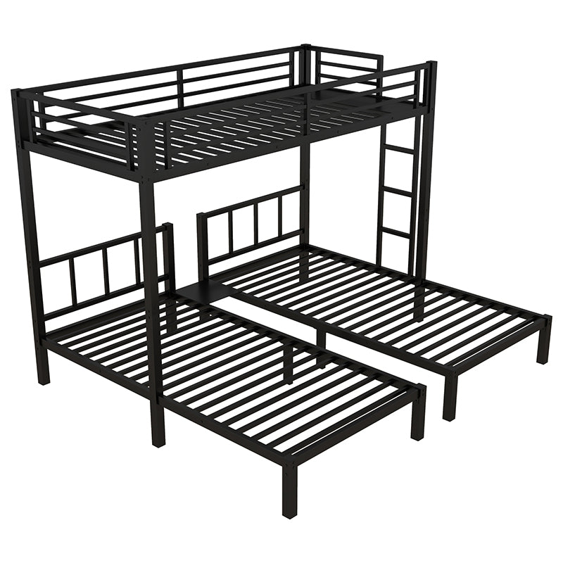 Bellemave® Twin/Twin XL Over Twin&Twin Metal Triple Bunk Bed - Bellemave