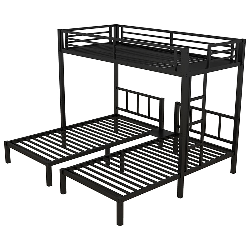 Bellemave® Twin/Twin XL Over Twin&Twin Metal Triple Bunk Bed - Bellemave