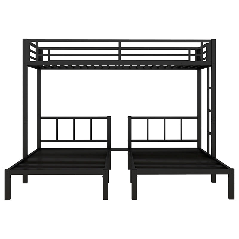 Bellemave® Twin/Twin XL Over Twin&Twin Metal Triple Bunk Bed - Bellemave