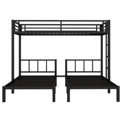Bellemave® Twin/Twin XL Over Twin&Twin Metal Triple Bunk Bed - Bellemave