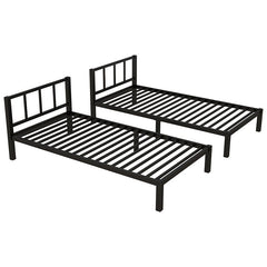 Bellemave® Twin/Twin XL Over Twin&Twin Metal Triple Bunk Bed - Bellemave