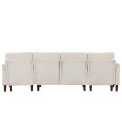 Bellemave® U - Shaped Sponge - filled Cushion Combination Sofa - Bellemave