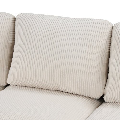 Bellemave® U - Shaped Sponge - filled Cushion Combination Sofa - Bellemave