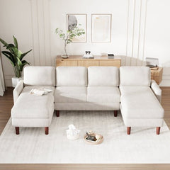 Bellemave® U - Shaped Sponge - filled Cushion Combination Sofa - Bellemave