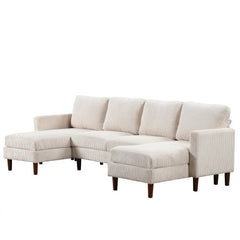 Bellemave® U - Shaped Sponge - filled Cushion Combination Sofa - Bellemave