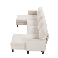 Bellemave® U - Shaped Sponge - filled Cushion Combination Sofa - Bellemave
