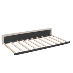 Bellemave® Upholstered Queen Size Platform Bed Frame with 2 Storage Drawers,Twin XL Trundle,Headboard & Footboard,Mattress Foundation with Slats Support - Bellemave