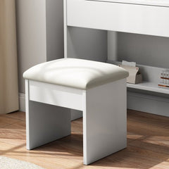 Bellemave® Vanity Mirror with Lights and Table Set with 3 Color Lighting Brightness Adjustable, 3 Drawers - Bellemave